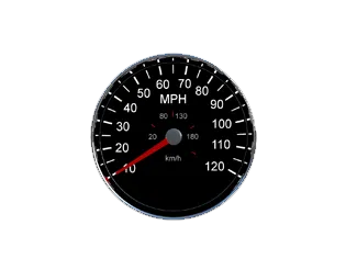 Speedometer In Instrument Cluster London