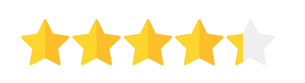 Inner Pages Reviews Star Rating