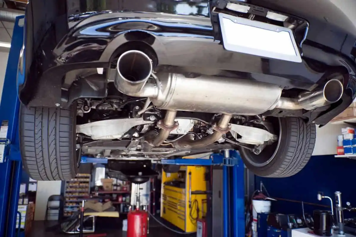 Car Exhaust Repair Job Is Done By The Certified Car Mechanic Of London Motor Sports